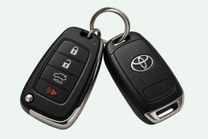 Car key fob for after-hours key drop